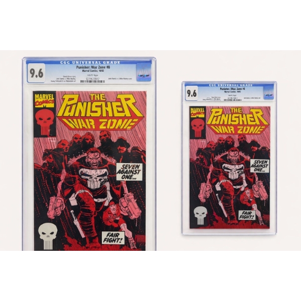 Punisher: war zone #8 marvel comics 1992 grade 9.6 

