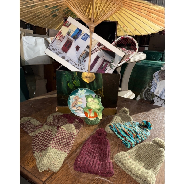 Collection Of Assorted Home Decor- Treasure Chest, Wall Hangings, Parasail, & More
