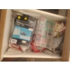 Image 8 : Sewing Cabinet/Vanity  Sullivan Quilt Sewing Table w/ Accessories 
