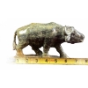 Image 4 : 4 Carved Stone Sculptures: Pyramid, Mask, Buffalo, Hawk