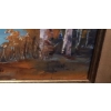 Image 4 : Painting of Autumn Woods- Artist Lyon, 28 X 22 Paint on Canvas Board Framed 