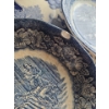 Image 4 : Blue & White Ceramics- Platter, Deep Bowl & 2 Small Bowls