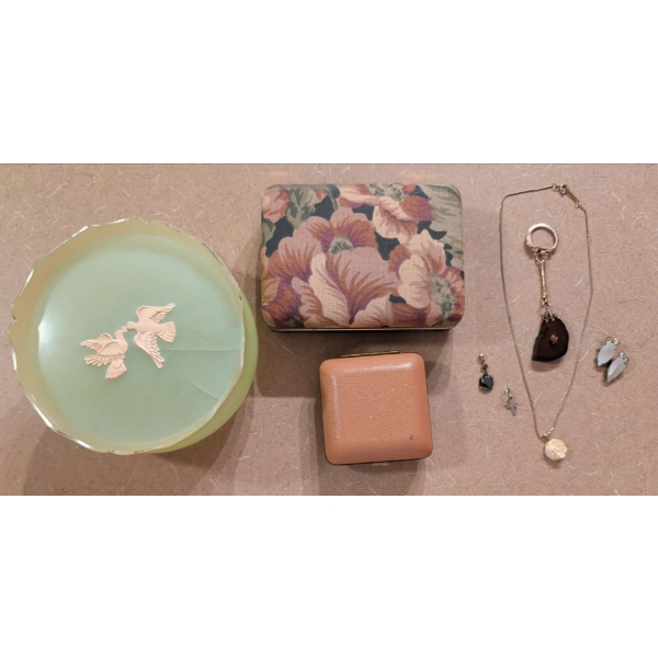Antique Fashion Accessories w/ Decorative Vessels 