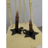 Image 5 : 3 Wooden Child-Size Chairs With Candle Holder Accents