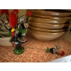 Image 3 : Kitchen Collection - Plates, Baking, Decanter, Metal Ukrainian Painted Rooster Sticks, Cups & More! 