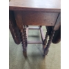 Image 4 : Group of 2 Wooden Tables with Flaps- Spiral Leg 46 L, 35 W, 29 T and 48 L, 36 W, 30 T 