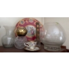 Image 1 : Collection Of Vintage Decorative Items - Austrian Crystal Vessels Brass Candle Holder & More