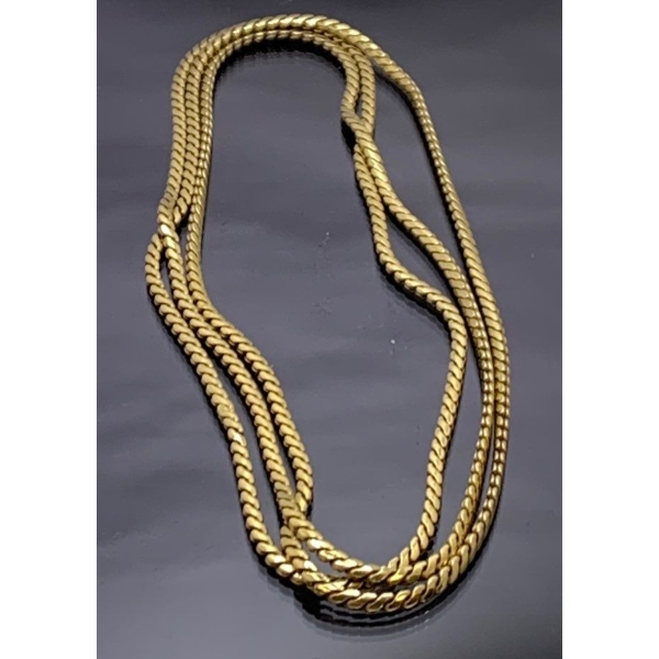 333 (8k) Long Gold Chain, Weighs 17g 