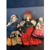 Image 1 : Three Cloth and Porcelain Dolls