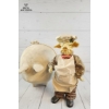 Image 3 :  Collection Of  Ceramic Figurines, Likely Depicting Children With Pigs And Dogs, 
Two Big Pig ( Pott