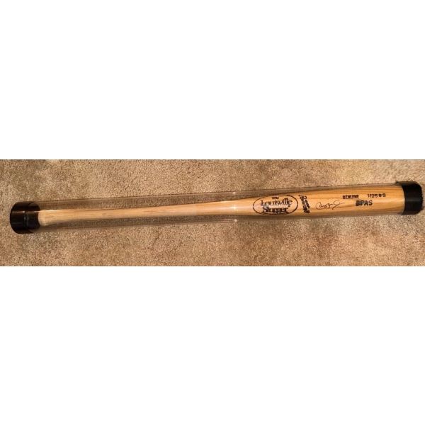 Louisville Bat w/ Cal Ripkin Jr. Autograph