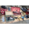 Image 2 : Utility Table w/ Craftsman Router, Milwaukee Sawzall, Drills, Pump, Roofing Nailer and More! (3)