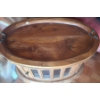 Image 2 : Wooden Display Cabinet w/ Tray Top 27 W, 18 D, 30 T