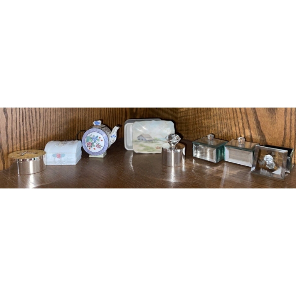 Collection Of Decorative Trinket Boxes 3T