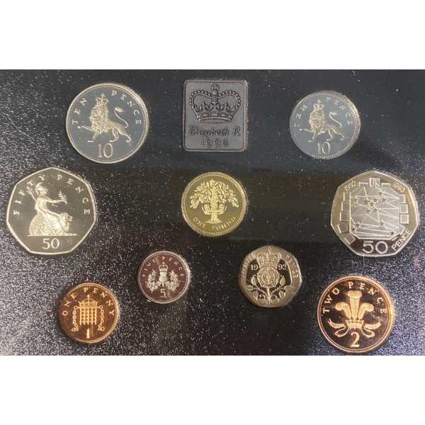 1992 United Kingdom Proof Coin Set