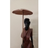 Image 3 : Carved Wooden Couple- Tallest: 3 W, 3 D, 17 T 