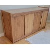 Image 2 : Oak Console Table w/ Contents 56x18x26