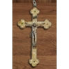Image 2 : Crucifix with Metal Corpus and Yellow-Toned Inlay