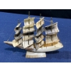 Image 3 : 8 inch Ship Made Out Of Bone