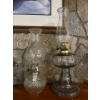 Image 1 :  Two oil lanterns, both with glass very unique bases