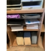 Image 5 : Brother Laser Printer, CanoScan Scanner, and Wooden Shelf Unit Office Supply Bundle
