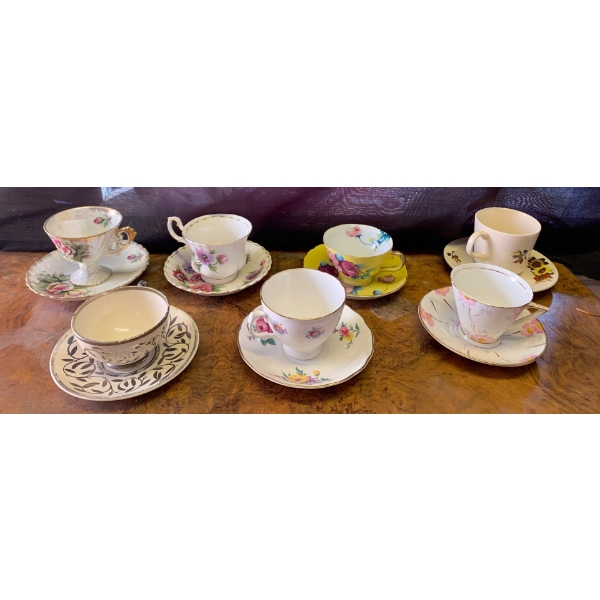 Tea Cup Collection - Phoenix China Fleur De Lee Essex Royal Albert  & More