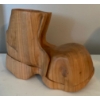 Image 2 : Hand Carved Folk Art - Wooden Boots 4T