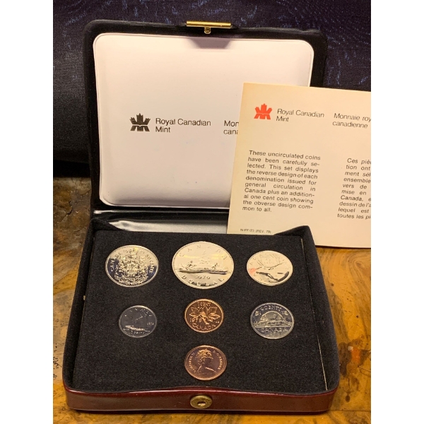 Royal Canadian Mint 1979 Custom Coin Set in Case 