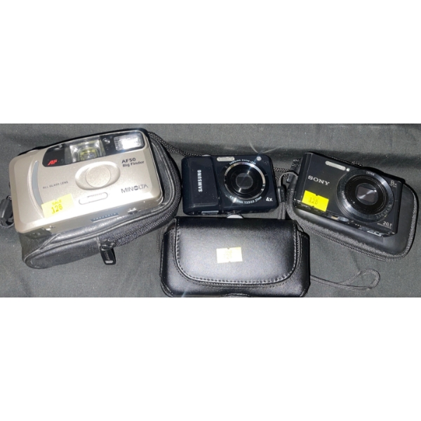 Camera Pack - SONY Cybershot DSC-W830 Samsung ES25 & Minolta AF50