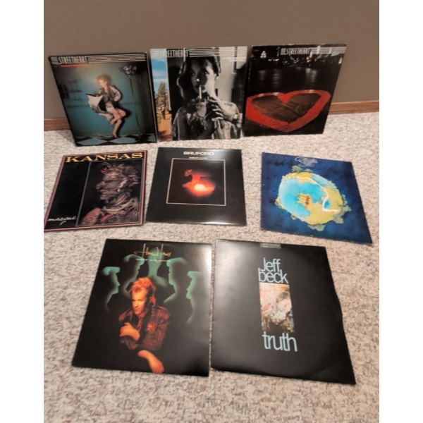 Vintage Vinyl Records - Kansas Streetheart Bruford Jeff Beck & More