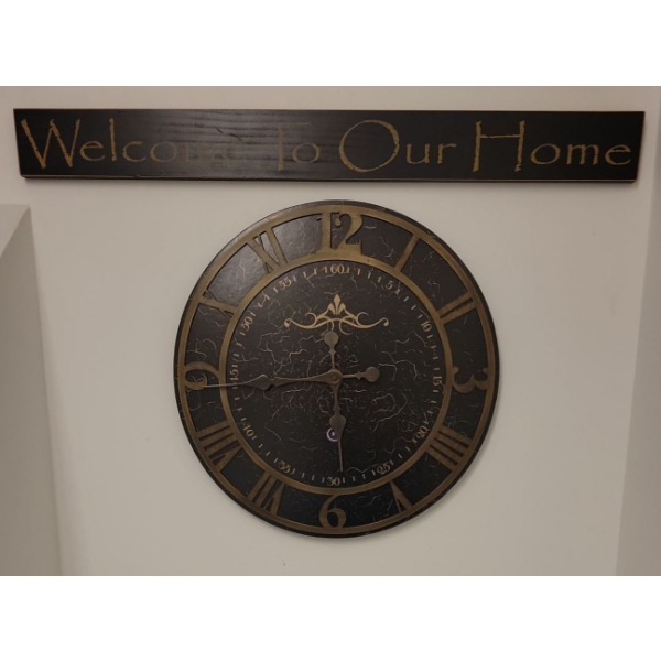 Home Decor - Clock & Sign 24W