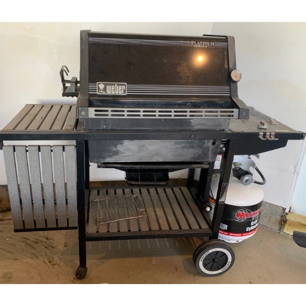 Vintage Webber Platinum Series BBQ w/ New Propane Tank