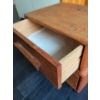 Image 15 : Teak Bedroom Furniture - King Head Board End Of The Bed Bench 2 Floating End Tables & More