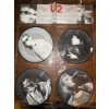 Image 1 : U2: Interview Picture Disc Collection- Four Vinyls 7"/45  (1987)