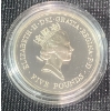 Image 3 :  1990 Queen Mother 90th Birthday £5 92.5% Silver Proof Coin, 26.2 grams