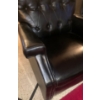 Image 3 : Genuine Leather Reclining Accent Chair 31x36