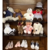 Adorable Stuffed Animal Collection w/ Children's Shoes 