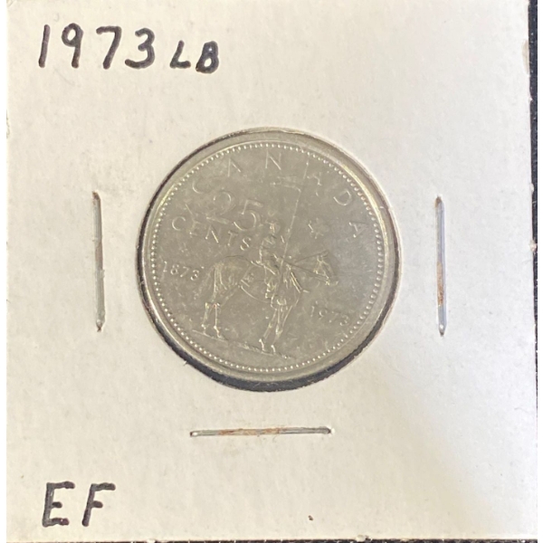 1973 EF RCMP Centennial Canadian Quarter