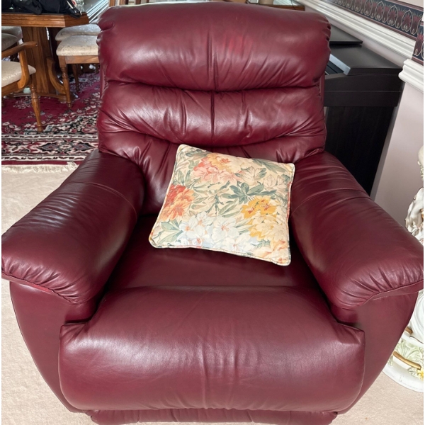 Genuine Leather Lazy Boy Recliner 37x38x39