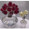 Swarovski Crystal Narcissus Daffodils Flower and Bouquet Of Roses 