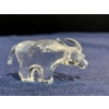 Image 6 : Swarovski Crystal Cow and Bull 1.75H & 1.25H