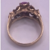 Image 3 : One Lady's Synthetic Gemstone  Ring  10K YG; Ring Weighs 5.8g 