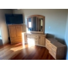Image 1 : Bedroom Bundle - 50" SONY Bravia W600B w/ Vintage Armoire Dressing Table w/ Mirror & 2 End Tables  