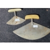 Image 2 : Indigenous Tools: Ulus w/ Bone Handles- Blades: 4 W and 7.5 W