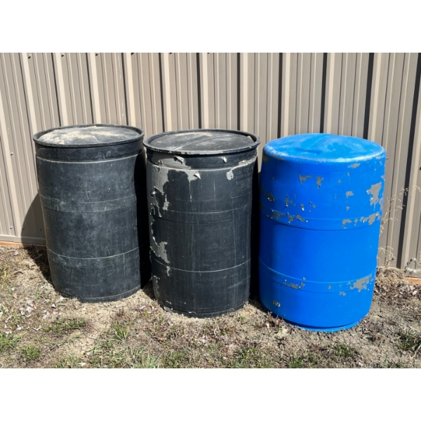 3 in total Water Barrels 