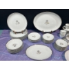 Image 2 : Amcrest Luster Rose China Set, 6 Full Placesettings plus Extras and Serving Pieces