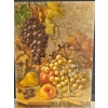 Image 3 : "Egon Stoitzner Wien" Oil Painting A Classical Arrangement Of Grapes, Pears,& Apples Beside A Glass
