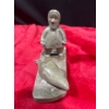 Inuit Seal Hunt Soapstone Carving 5H