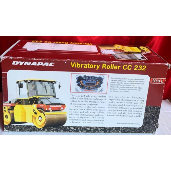 JOAL Dynapac Vibratory Roller CC 232 Die-Cast - Beck Auctions Inc.