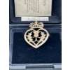 Image 2 : Sterling Silver Scottish Thistle Luckenbooth Broach 5.1 grams
